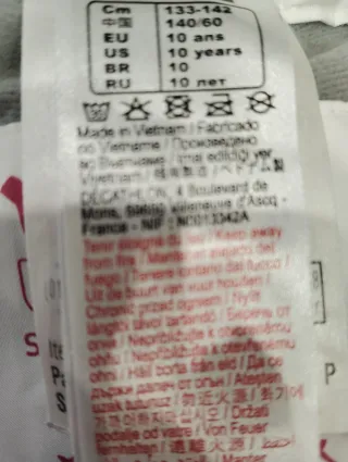 Pantalón de esquí blanco T.10