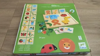 Juego magnético Djeco Géo Basic madera (+24m)