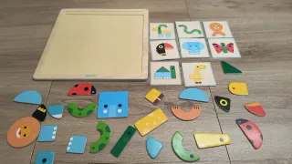 Juego magnético Djeco Géo Basic madera (+24m)