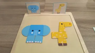 Juego magnético Djeco Géo Basic madera (+24m)