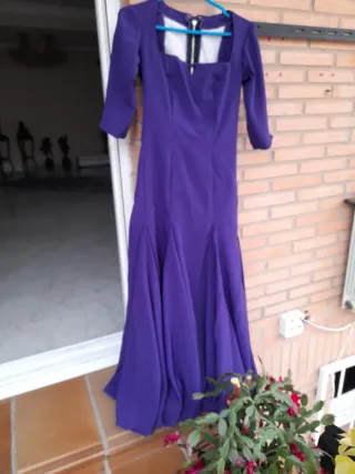 Vestido de baile morado