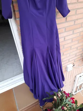 Vestido de baile morado