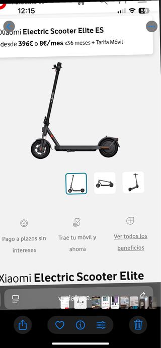 Patinete Eléctrico Xiaomi Elite ES