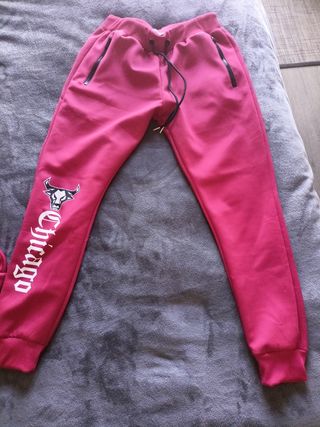 Chándal Rojo Chicago con Logo de Toro