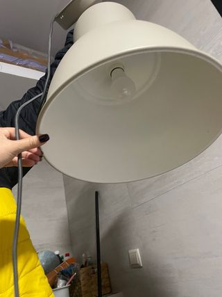 3 Lámparas Beige Metálicas