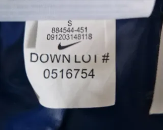 Plumífero Nike Azul Mujer