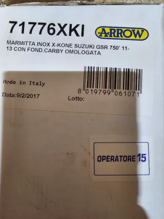 Escape Arrow Suzuki GSR 750