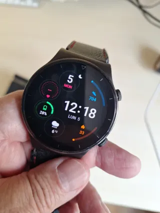 Huawei Watch GT 2 Pro Negro/Plateado. 1 correa