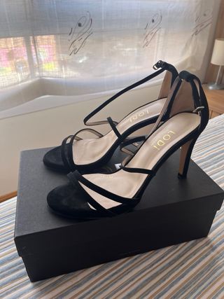 Sandalias Lodi Ante Negro Talla 39