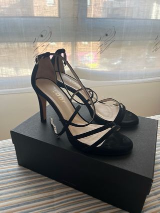 Sandalias Lodi Ante Negro Talla 39