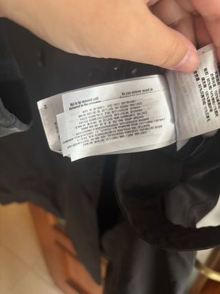 Parka reversible Burberry Negra