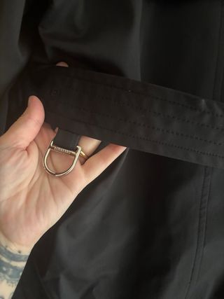 Parka reversible Burberry Negra