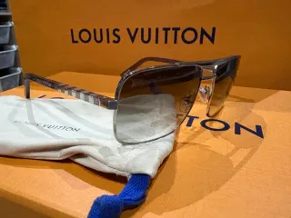 Gafas Louis Vuitton Marrón/Plateado