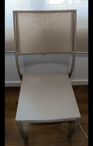 Sedia da esterno beige