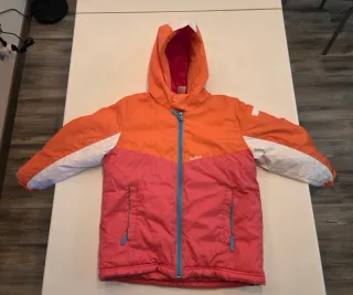 Tuta sci Wed'ze 6 anni fucsia/arancio