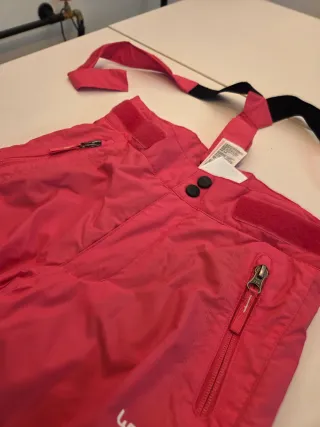 Tuta sci Wed'ze 6 anni fucsia/arancio