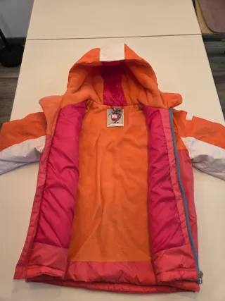 Tuta sci Wed'ze 6 anni fucsia/arancio