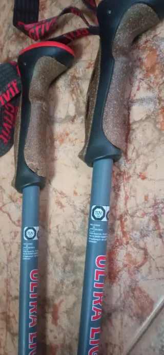 Bastones de senderismo aluminio ajustables