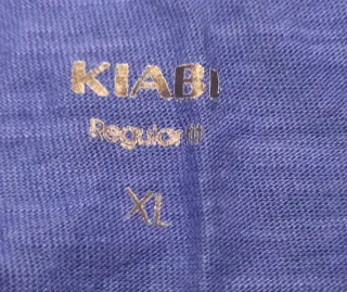 Camiseta Kiabi Azul Estampada Palmeras Flamencos