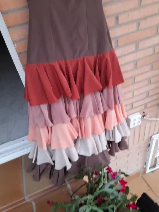 Vestido de volantes de baile