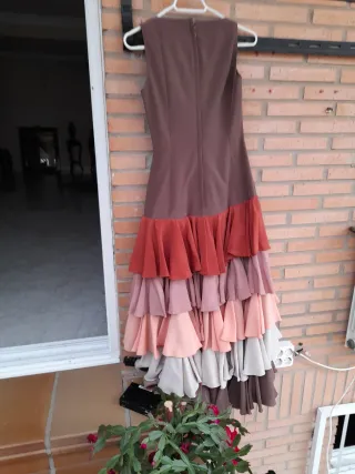 Vestido de volantes de baile