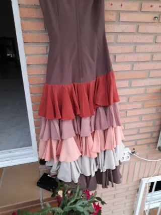 Vestido de volantes de baile