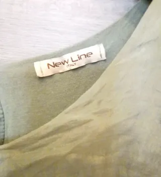 Camiseta sin mangas New Line verde oliva