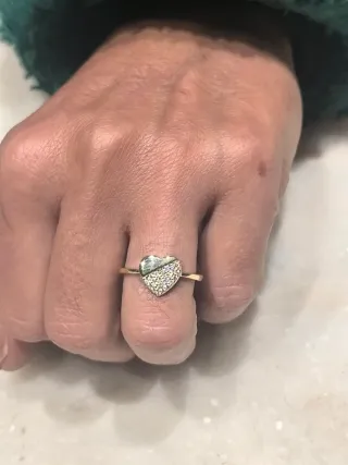 Anello in argento 925 con zirconi