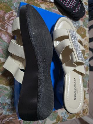 Sandali Andrea Pirago Beige Argento