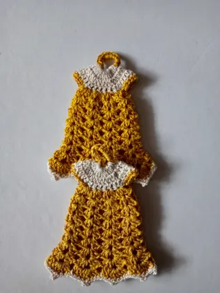 Set 2 Presine Vestitino Fatte a Mano