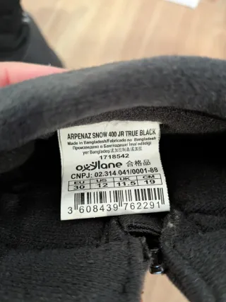 Botas de Nieve/Agua Negras Quechua