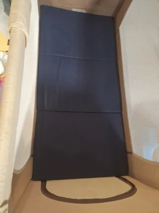 Cuna de viaje evoluBaby + colchoneta