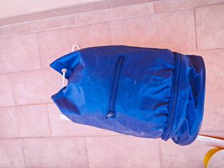 Borsone monospalla blu impermeabile