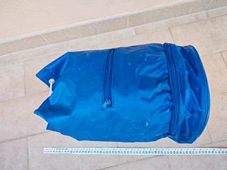 Borsone monospalla blu impermeabile