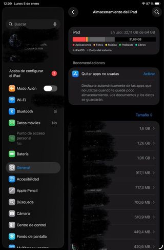 iPad mini 6ª Gen 64GB Wifi+Cellular Plata