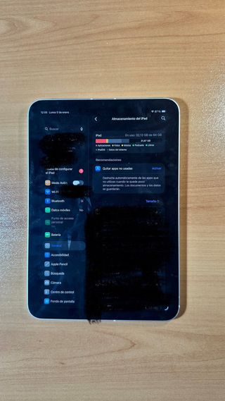 iPad mini 6ª Gen 64GB Wifi+Cellular Plata