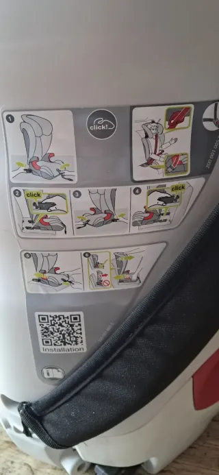 Silla coche Britax Römer negra