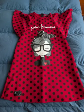 Vestido Anabel Lee Talla 9-11 Poder Femenino