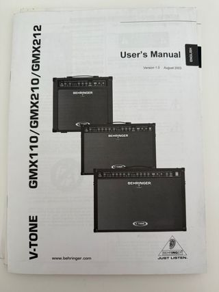 Pack Behringer: Ampli + Mesa + Micro