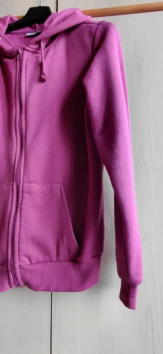 Felpa con cappuccio Janina donna rosa