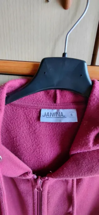 Felpa con cappuccio Janina donna rosa