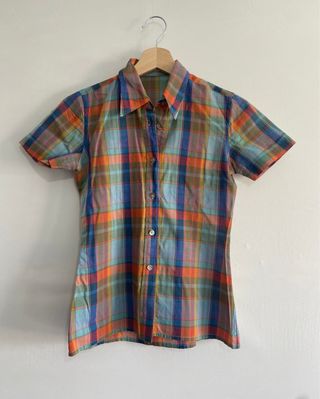 Camisa cuadros multicolor