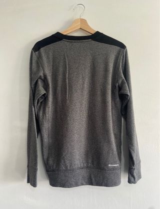 Sudadera Adidas Gris y Negra