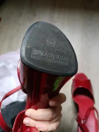 Zapatos Pole Dance Exótico Rojo