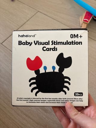 Tarjetas Estimulación Visual Bebé 0M+