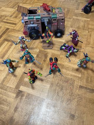 Tortugas Ninja Camión y Figuras