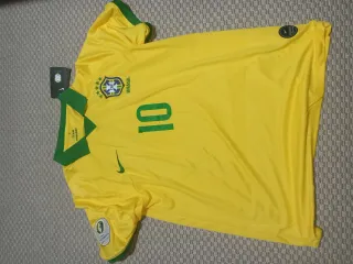 Camiseta Neymar Jr Brasil Retro 10