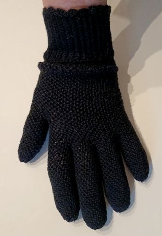 Guantes mujer vintage de ganchillo, encaje de 1950