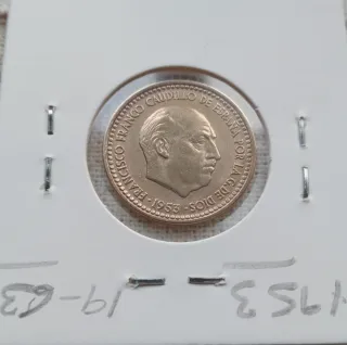 1 Peseta 1953. *63