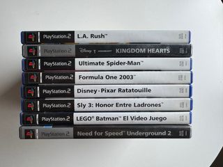 PlayStation 2 + 2 Memory Card + 1 mando + juegos